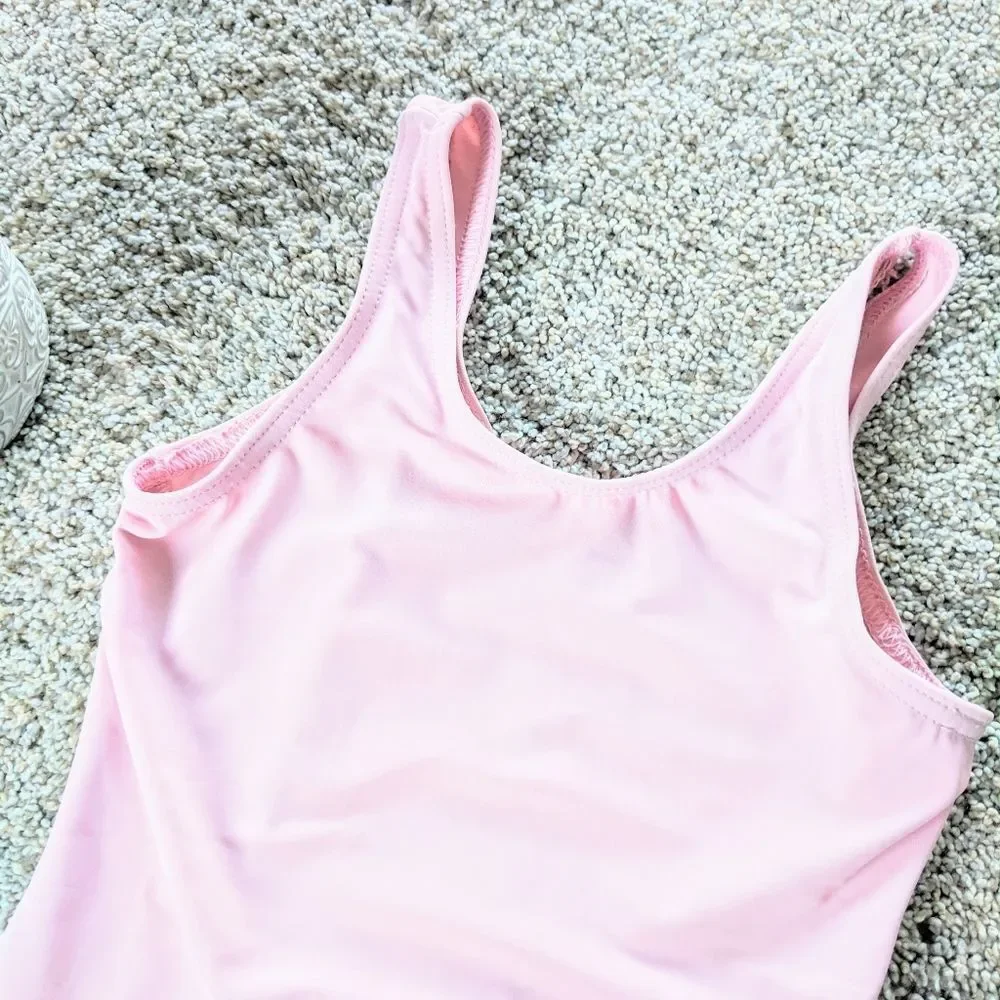 Girls Pink Ballet Leotard Balera Small 6-7 Balletcore Barbiecore Recital